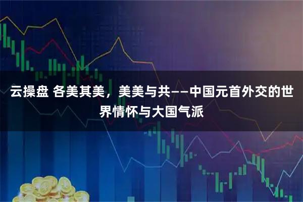 云操盘 各美其美，美美与共——中国元首外交的世界情怀与大国气派